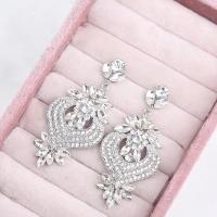 Veyofun-pendientes colgantes de cristal hipérbole para mujer, aretes colgantes de lujo para mujer, joyería de moda nueva - details 8