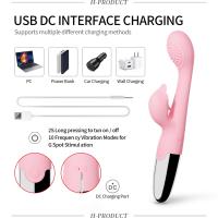 Potente vibrador de conejo para mujer, estimulador de clítoris y punto G, consolador de masaje de pezón y Vagina, juguete sexual silencioso para adultos - details 5