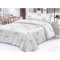 Juego de sábana,juego para cama 135cm,set de 3 Piezas, 1 encimera , 1 sábana bajera ajustable, 1 fundas de almohada, 100% poliéster, transpirable.CXJF - details 6