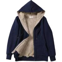 Otoño Invierno sudaderas con capucha para mujer cárdigans casuales abrigos cálidos para mujer sudaderas con capucha - details 5