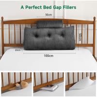 Cojín de Lectura Triangular Almohada de Apoyo Lumbar Suave Bolster para Posición de Sofá de Cama - details 10