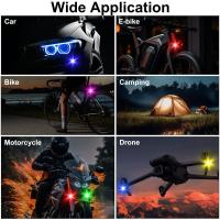 4PCS inalámbrico LED luces estroboscópicas con mando a distancia,advertencia de emergencia para automóviles de motocicletas - details 2