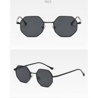 Gafas de Sol Retro de Metal Poligonal Marca de Lujo para Hombres y Mujeres Protección UV400 - details 17