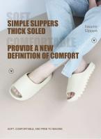 Nuevas zapatillas de suela gruesa suave de EVA para mujer, moda de verano, sandalias para el hogar, zapatos de playa para hombre - details 0