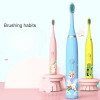 Cepillo De Dientes Eléctrico sónico, Cepillo De pelo suave Recargable Para Niños - details 0