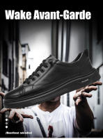 La primera capa de zapatos de la junta de cuero de vaca zapatos casuales de alta gama de los hombres zapatos de la junta de los hombres zapatos de un pedal zapatos de moda versátiles de los hombres de cuero genuino - details 1