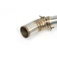 Escape de Motor Moto de Acero Inoxidable RESPRACE Pipe de Medio y Cuerda para KTM DUKE 390 - details 2