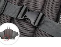 Bolso de cintura para acampar, bolso de hombro de nailon para exteriores, bolso cruzado de viaje, ciclismo, montar en b - details 12