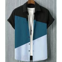 Nuevas camisas para hombre, ropa con estampado de cuadros 3D, pantalones cortos informales de verano, camisetas de estilo callejero para uso diario, camisa holgada de gran tamaño - details 5