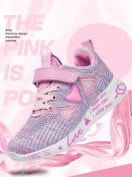 Zapatos informales a la moda para niñas, zapatillas transpirables de malla ligera para niños, Tenis de verano para niños, bonitos zapatos deportivos para correr con dibujos animados - details 3