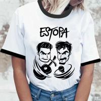 Camiseta de diseñador de manga para mujer, ropa de cómic de anime para niña, top de Estopa - details 4