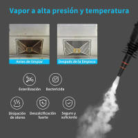 Limpiador de Vapor Eléctrico Portátil Manijero de Limpieza para Cocina, Baño, Coche - details 1