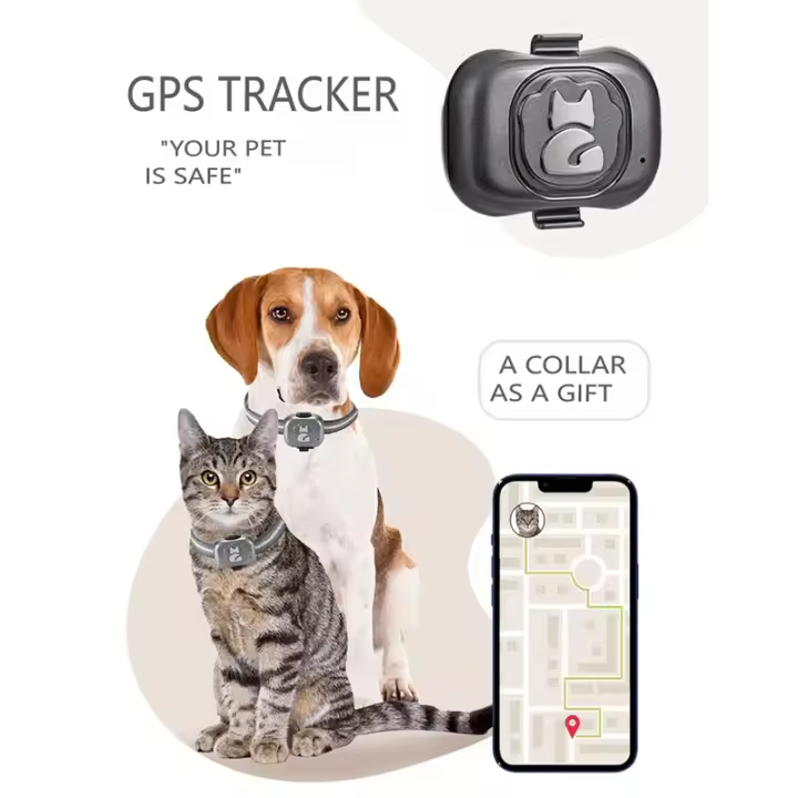 Rastreador Gps 4g para perros, dispositivo antipérdida impermeable, teléfono inteligente, buscador de objetos, alarma pequeña, Collar de dispositivo antirrobo para mascotas - 1