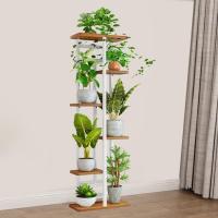 Soporte para Plantas de 8 Niveles Interiores con Estantes para Macetas de Flores Altas y Bajas - details 9