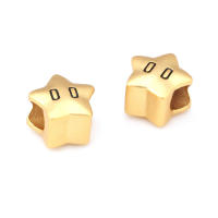 Pulseras de Brass Dorado Mate 4PCS Grande Agujero Abalorios para Hacer Joyas DIY - details 80