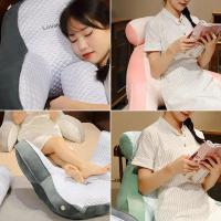 Almohada de lectura triangular de seda Ideal para embarazadas, respaldo grande, almohadas para sofá y cama - details 8