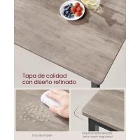 Mesa de Comedor de 70 x 110 x 77 cm Diseño Industrial para 4 Personas Escritorio de Sala - details 4