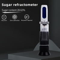 Refractómetro de azúcar ATC Brix, medidor de alta concentración, densímetro para fruta, salsa, jugo, mermelada, bebidas, 28-62% - details 0