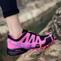 Zapatos de senderismo antideslizantes transpirables para mujer, zapatos deportivos de malla para senderismo, equitación a campo traviesa, nuevos - details 2