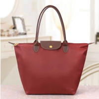 Bolso plegable de nylon con asa superior para mujer，estilo clásico，tamaño 42*27*19CM - details 4