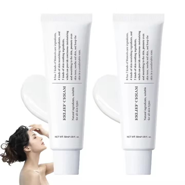 Crema hidratante calmante de reparación intensiva Virularty Relief, crema hidratante facial de hidratación duradera, hidratación, cuidado de la piel coreano - 1
