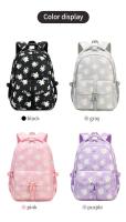 Mochila escolar de gran capacidad para estudiantes, mochila impermeable de ocio para mujer, versión coreana, estil - details 12