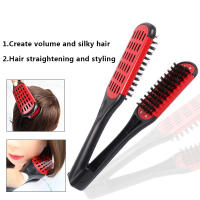Peine Rectificador de Cabello Profesional Doble Peine en Forma de V Herramienta de Estilismo Sin Daño Certificado CE - details 3
