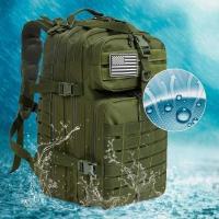 Mochila Deportiva Impermeable para Senderismo, Morral para Pesca, Caza, Acampada, Excursionismo, Bolsa Militar, Exteriores, Táctica, 50 L, Nailon de 1000D - details 12