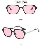 Gafas De Sol cuadradas con montura pequeña para mujer, gafas De Sol De lujo a la moda De diseñador De marca para mujer, gafas De Sol Vintage huecas De leopardo azul - details 9