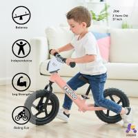 años, Edad 18 Meses a 5 años, Bicicleta de Empuje de 12 Pulgadas con Placa Individual (3 juegos de pegatinas incluidas), Bicicleta de regalo para 2-3 niños y niñas - details 13