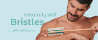 natural stiff bristles for skin exfoliation