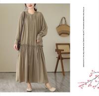 Elegante Vestido Suelto para Mujer Otoño 2025 Falda Larga de Moda de Talla Grande - details 23