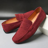 Nuevos zapatos de hombre de un pedal casual puntiagudo 40-48 pisos de gran tamaño - details 1