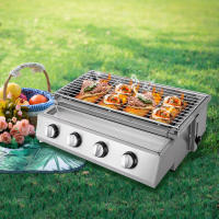 Parrilla de Gas de 4 quemadores, para barbacoa, Camping - details 4