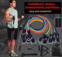 Juego de bandas de resistencia para culturismo, equipo de gimnasio en casa, entrenamiento profesional, bandas de goma elásticas para Fitness, 12 Uds. - details 0