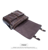 Bolso de Hombre CONTACT'S de Cuero de Verduras para Abogados Bolsa de Negocios Vintage Grande para Portátil y iPad Material de Revestimiento Poliéster Tamaño 13inch Negro - details 20