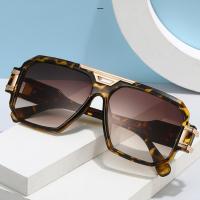 Gafas de sol cuadradas de moda con montura completa, gafas de sol Retro HD de gran tamaño con montura grande, estilo callejero, PC, gafas de sol Unisex para conducir - details 11