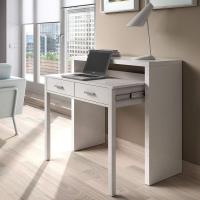 Mesa escritorio desplazable para estudio, oficina o habitación, 98 cm, Blanco Artik - details 6