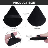 Esponjas Triangulares MAANGE 10/12 Pcs Uso Húmedo y Seco para Suavidad en Ropa de Piel y Cosméticos Líquidos Herramientas de Cuidado de la Piel Facial - details 4