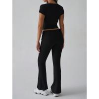Conjunto Deportivo Casual para Mujer Primavera-Verano 2025 Camiseta de Manga Corta Pantalones Largos Conjunto de 2 Piezas - details 23