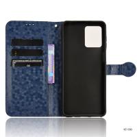 Funda de Cuero Corrugado Sencillo para Motorola Moto G14 G 4G Carcasa de Teléfono Móvil Sólida de Color Sólido - details 1