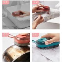 Cepillo de cocina para limpieza de fregadero, dispensador automático de fregadero y olla, cepillos de fregado líquido - details 2