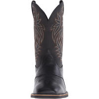 Botas vaqueras occidentales de punta ancha con empalme tallado, talla grande - details 9