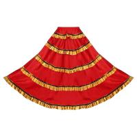 Faldas Flamenco española mujer, falda larga con volantes grandes, tre salón latino para danza del vientre, actuación de 360 - details 38