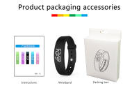Pulsera inteligente Digital LED con termómetro, pulsera con alarma de vibración, resistente al agua, para estudiantes - details 12