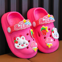 Sandalias para niñas, bebés de conejo antideslizantes con suelas suaves para uso interior de verano, zapatillas frescas de suela blanda para niños - details 10