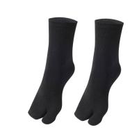 5 pares de calcetines antideslizantes de algodón con dos dedos, calcetines separadores de dedos de media pantorrilla para negocios, calcetines de tubo corto deportivos de Color sólido para mujeres y hombres - details 8
