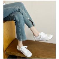 Zapatos de entrenamiento alemanes de satén estilo ballet, nuevos zapatos casuales versátiles de moda de diseñador de nicho. - details 10