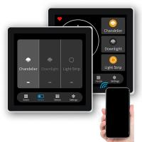 Panel de Control de hogar inteligente Zigbee múltiple, interruptor de 4 pulgadas, Control de pantalla táctil en la pared, Tuya, EUplug - details 10