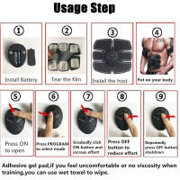 Abdominal Muscle Stimulator Toner ABS Workout Home Gym Office Fitness Equipment Training Men Women Electrostimulation Musculaire - details 4